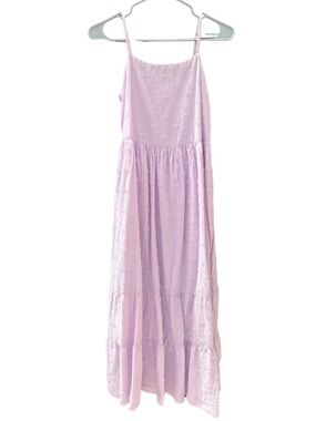 Cat & Jack Girls Lavender Tiered Dress Spaghetti Strap NWOT Size XL